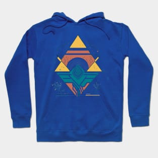 Bohemian Style Geometric Triangle Hoodie